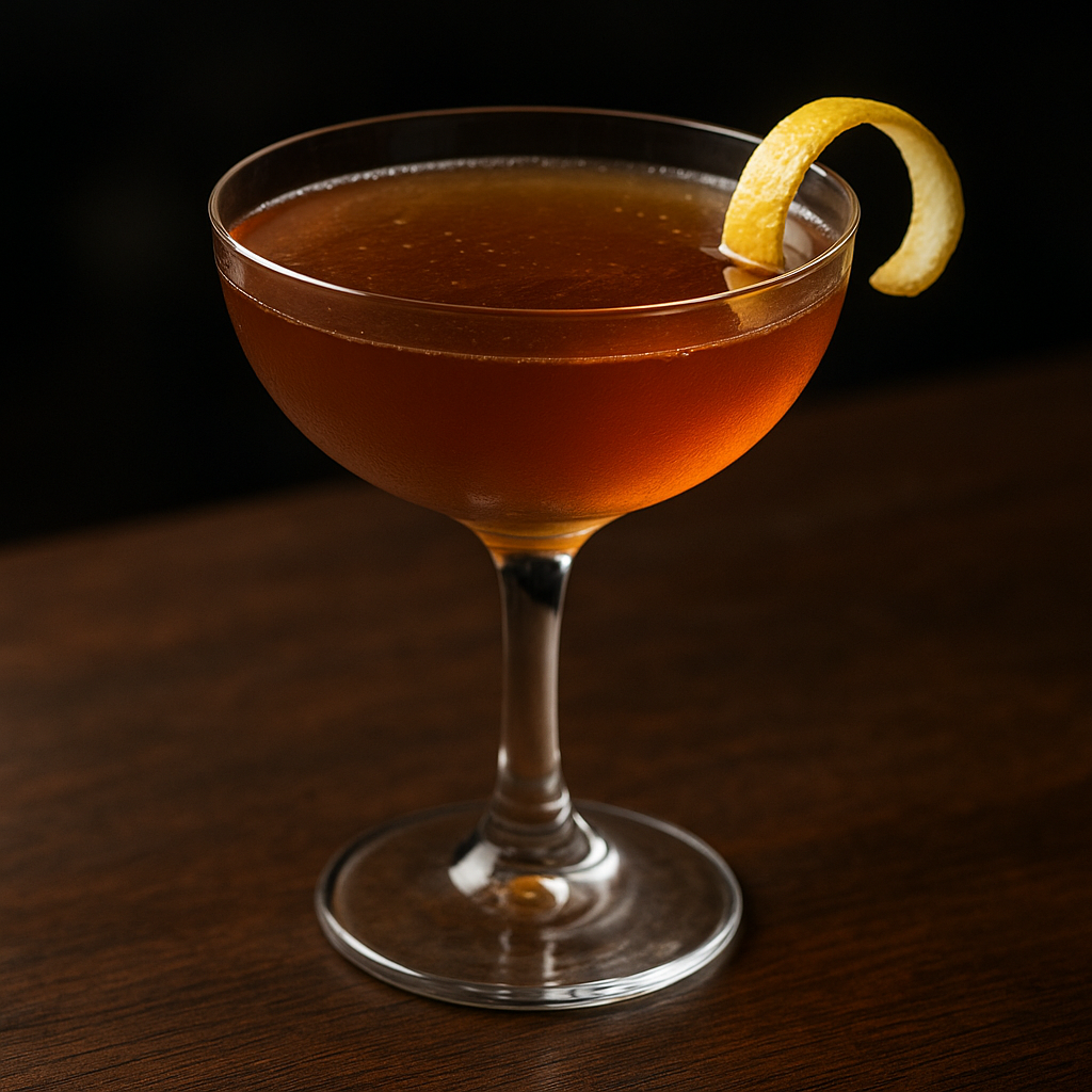 Brandy crusta cocktail