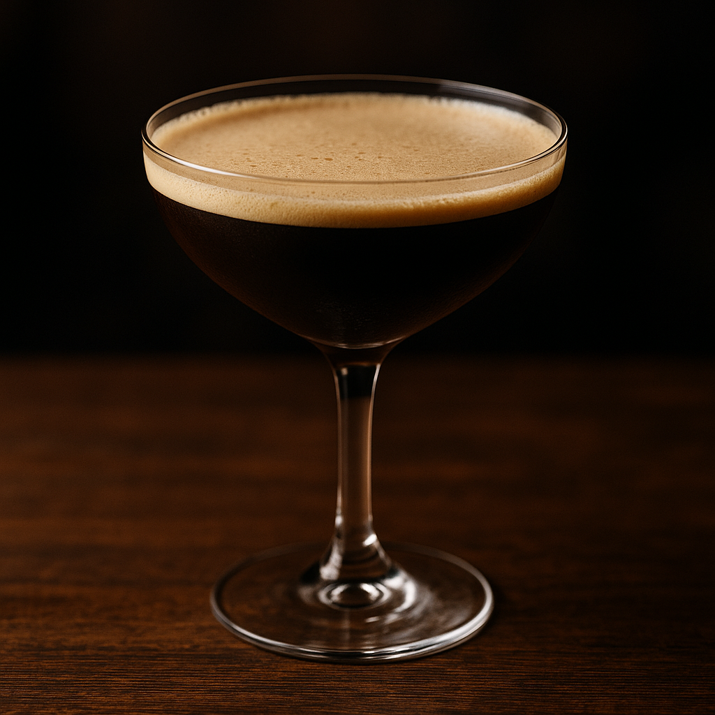 Espresso martini cocktail