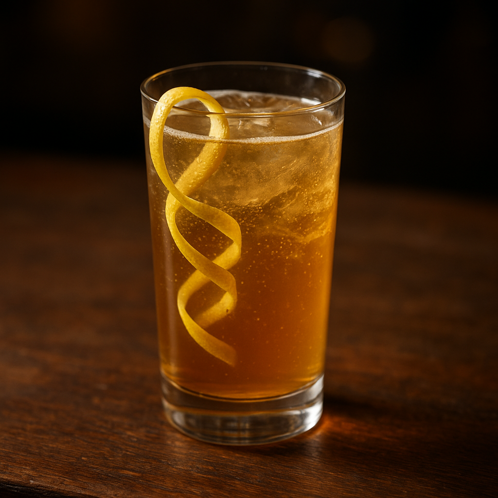 Horse's neck cocktail